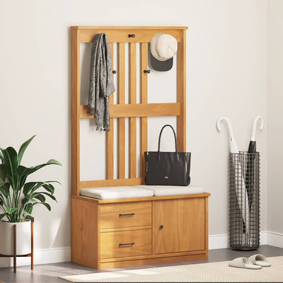 Hallin puu sandens Pavalus 87x40x159,5cm (mänty)