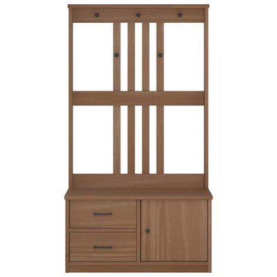 Hallin puu SANDENS 87x40x159,5 cm täysi mänty