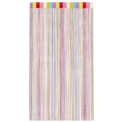 String-verhot 2 kpl monivärinen 100x250 cm