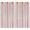 String-verhot 2 kpl monivärinen 140x250 cm