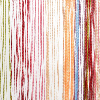String-verhot 2 kpl monivärinen 140x250 cm