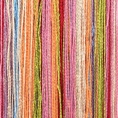 String-verhot 2 kpl monivärinen 140x250 cm