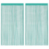 String-verhot 2 kpl turkoosi 140x250 cm