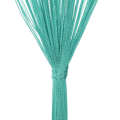 String-verhot 2 kpl turkoosi 140x250 cm