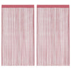 String-verhot 2 kpl pinkki 140x250 cm
