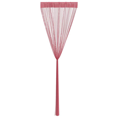 String-verhot 2 kpl pinkki 140x250 cm