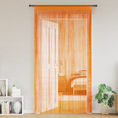 String-verhot 2 kpl oranssi 140x250 cm