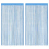 Vaaleansininen string-verhot Norwood 140x250cm (2 kpl)