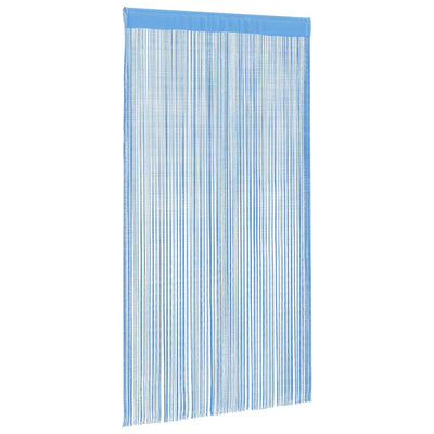 String-verhot 2 kpl vaaleansininen 140x250 cm