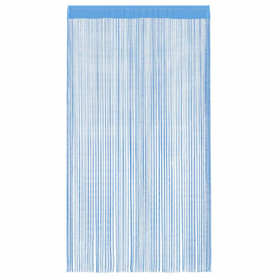 String-verhot 2 kpl vaaleansininen 140x250 cm