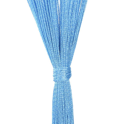 String-verhot 2 kpl vaaleansininen 140x250 cm