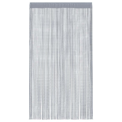 String-verhot 2 kpl vaaleanharmaa 140x250 cm