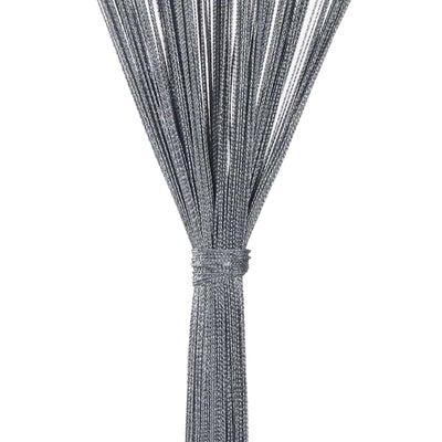 String-verhot 2 kpl antrasiitti 100x250 cm