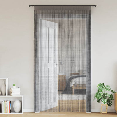 String-verhot 2 kpl antrasiitti 100x250 cm