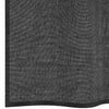 Voileeverhot läpiviennillä 2 kpl musta 140x140 cm
