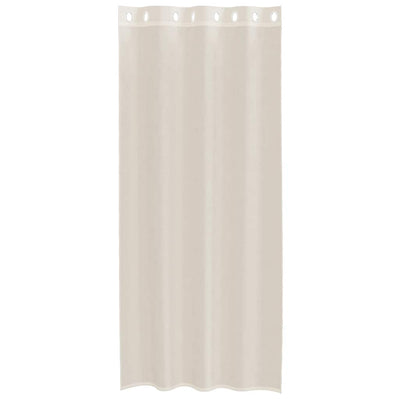 Voileeverhot läpiviennillä 2 kpl kerma 140x245 cm