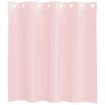 Voileeverhot läpiviennillä 2 kpl vaaleanpunainen 140x140 cm