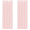 Vaaleanpunainen voileeverhot läpiviennillä Lopina 140x260cm (2 kpl)