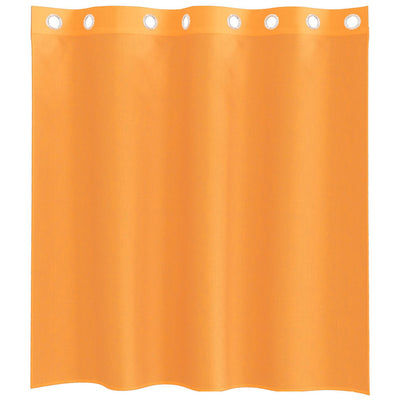 Oranssi voileeverhot läpiviennillä Lopina 140x140cm (2 kpl)