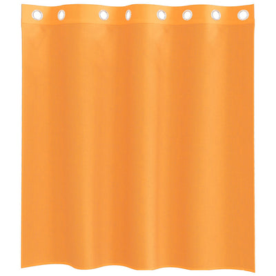 Voileeverhot läpiviennillä 2 kpl oranssi 140x140 cm