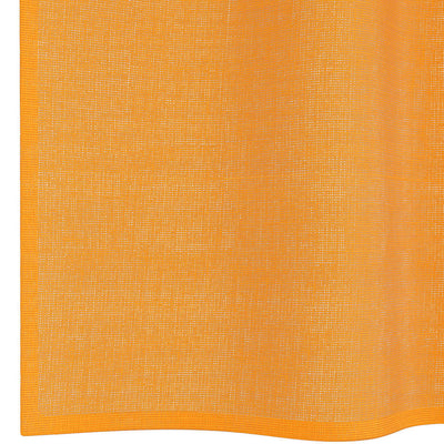Voileeverhot läpiviennillä 2 kpl oranssi 140x140 cm