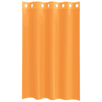 Voileeverhot läpiviennillä 2 kpl oranssi 140x175 cm
