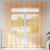 Voileeverhot läpiviennillä 2 kpl oranssi 140x225 cm