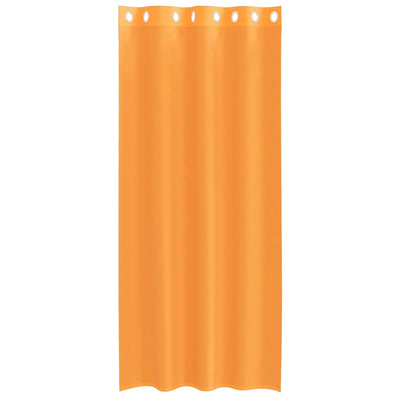 Voileeverhot läpiviennillä 2 kpl oranssi 140x245 cm