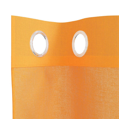 Voileeverhot läpiviennillä 2 kpl oranssi 140x245 cm
