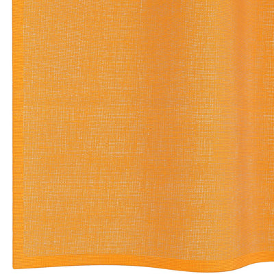 Oranssi voileeverhot läpiviennillä Lopina 140x245cm (2 kpl)
