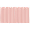 Voileeverhot läpiviennillä 2 kpl pinkki 140x140 cm