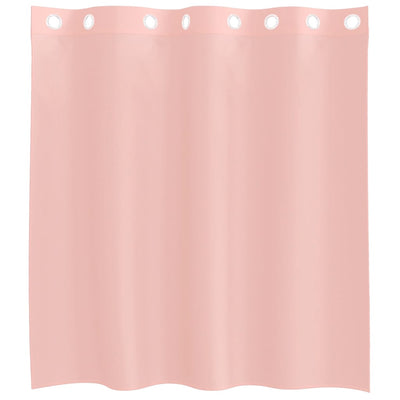 Voileeverhot läpiviennillä 2 kpl pinkki 140x140 cm