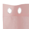 Voileeverhot läpiviennillä 2 kpl pinkki 140x140 cm