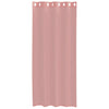 Voileeverhot läpiviennillä 2 kpl pinkki 140x225 cm
