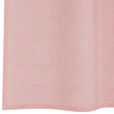 Voileeverhot läpiviennillä 2 kpl pinkki 140x225 cm