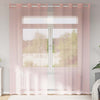 Voileeverhot läpiviennillä 2 kpl pinkki 140x245 cm