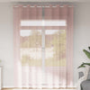 Voileeverhot läpiviennillä 2 kpl pinkki 140x260 cm