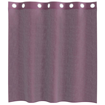 Purppura voileeverhot läpiviennillä Lopina 140x140cm (2 kpl)