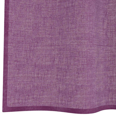Purppura voileeverhot läpiviennillä Lopina 140x140cm (2 kpl)