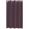 Voileeverhot läpiviennillä 2 kpl purppura 140x175 cm
