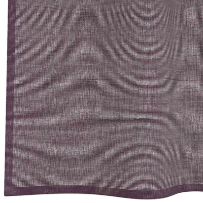 Voileeverhot läpiviennillä 2 kpl purppura 140x175 cm
