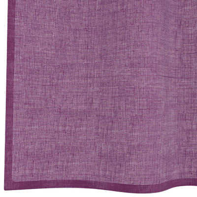Purppura voileeverhot läpiviennillä Lopina 140x175cm (2 kpl)