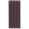 Voileeverhot läpiviennillä 2 kpl purppura 140x225 cm