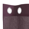 Voileeverhot läpiviennillä 2 kpl purppura 140x225 cm