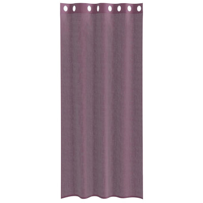 Purppura voileeverhot läpiviennillä Lopina 140x245cm (2 kpl)