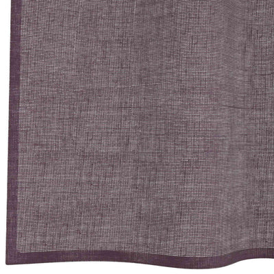 Voileeverhot läpiviennillä 2 kpl purppura 140x245 cm
