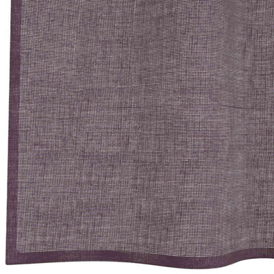 Voileeverhot läpiviennillä 2 kpl purppura 140x260 cm