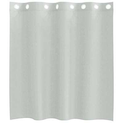 Vaaleanharmaa voileeverhot läpiviennillä Lopina 140x140cm (2 kpl)