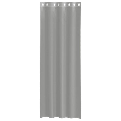 Voileeverhot läpiviennillä 2 kpl vaaleanharmaa 140x260 cm