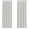 Vaaleanharmaa voileeverhot läpiviennillä Lopina 140x300cm (2 kpl)